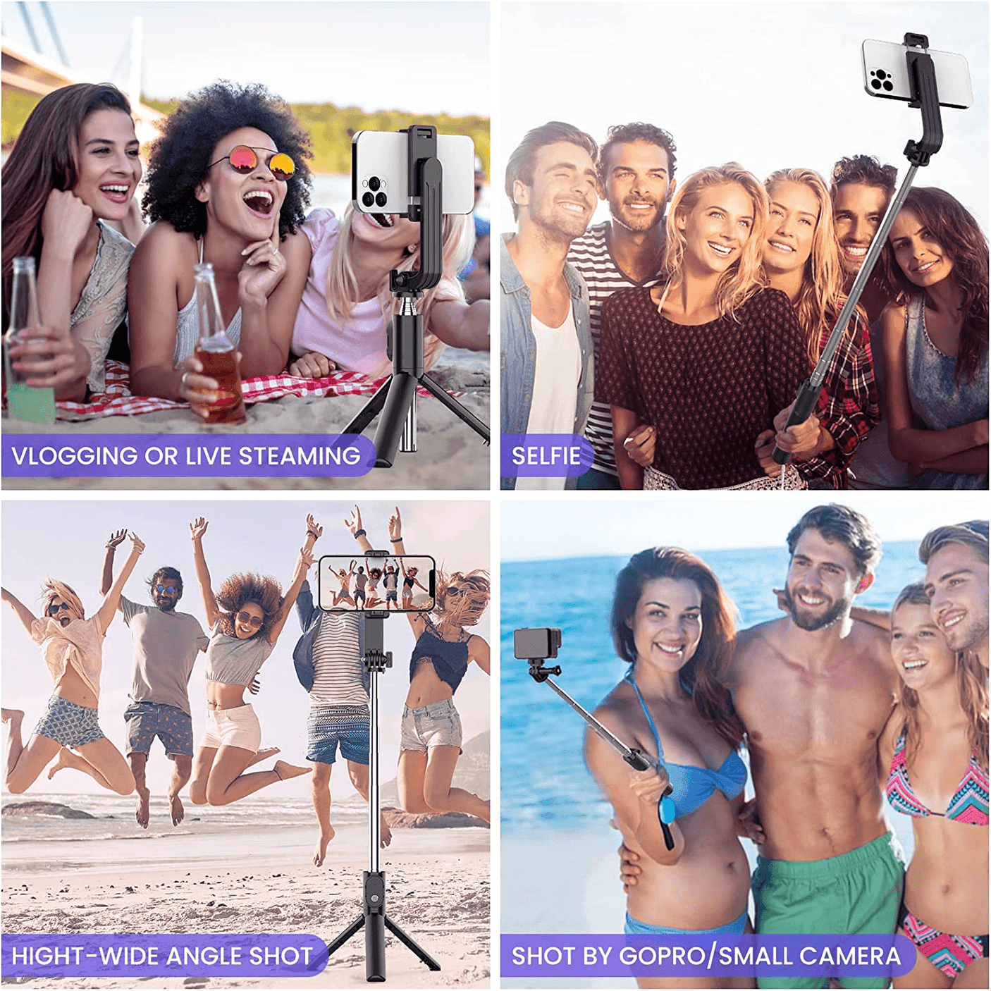 Tripod & Mini Live BroadCast Wireless Selfie Stick - P20S - Pinoyhyper