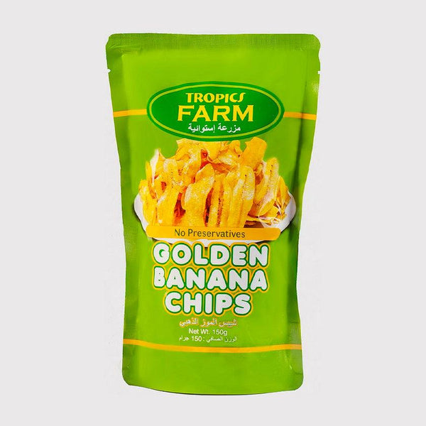 Tropics Farm Golden Banana Chips - 150g - Pinoyhyper