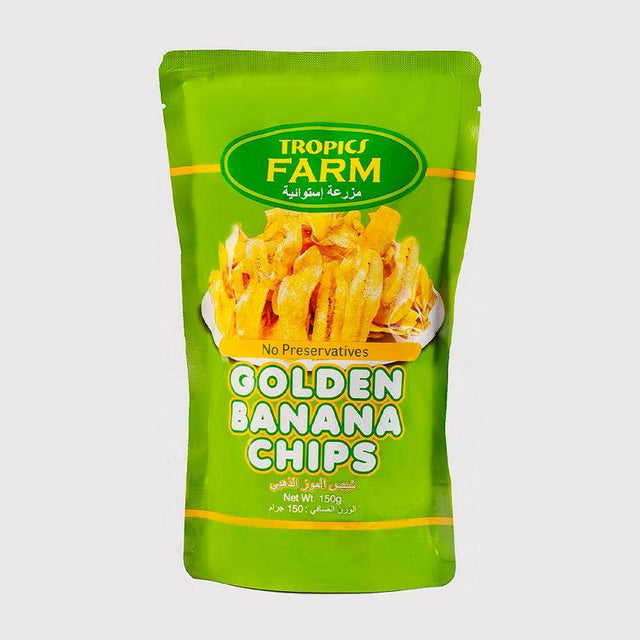 Tropics Farm Golden Banana Chips - 150g - Pinoyhyper