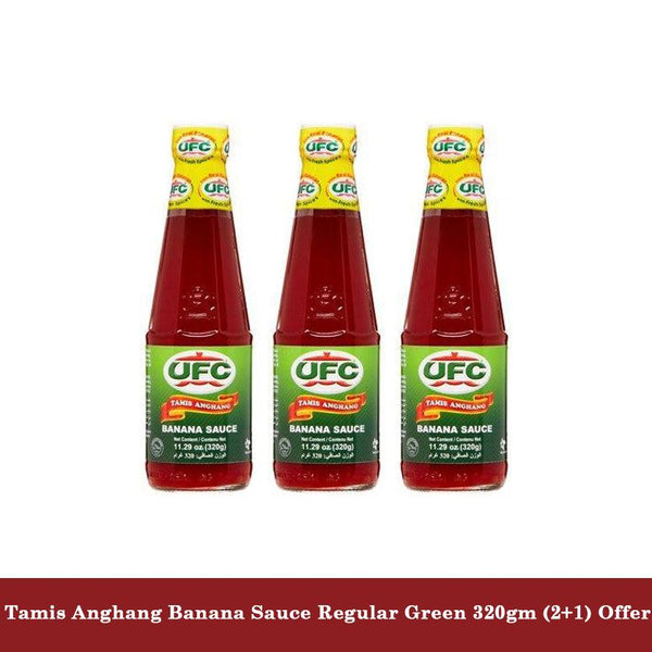 Ufc Tamis Anghang Banana Sauce Regular Green 320gm (2+1) Offer - Pinoyhyper