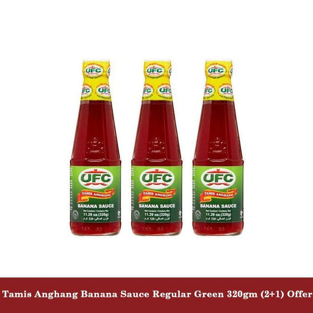 Ufc Tamis Anghang Banana Sauce Regular Green 320gm (2+1) Offer - Pinoyhyper