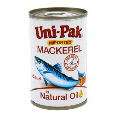 Unipak Mackerel in Natural Oil 155gm - Pinoyhyper