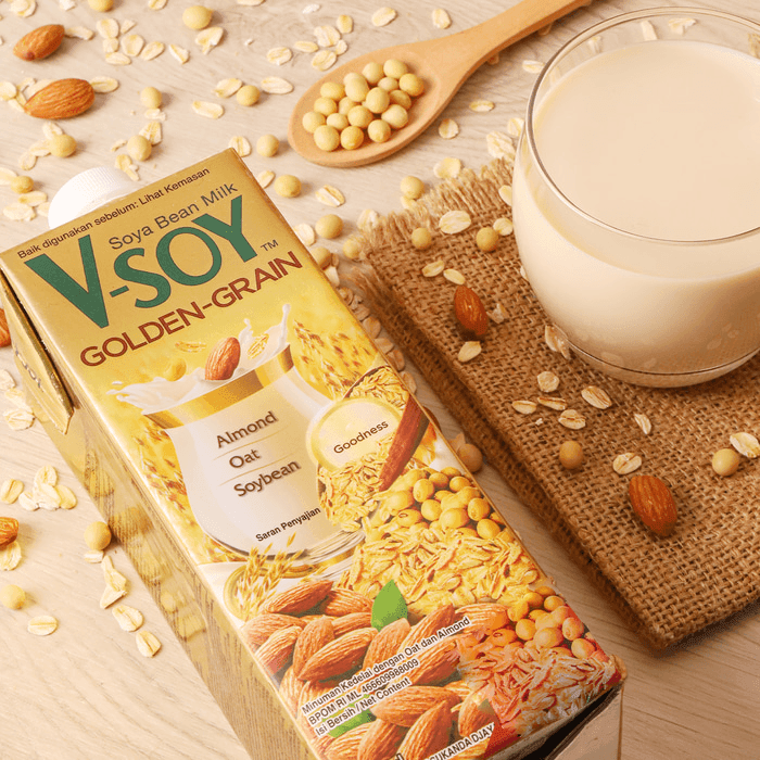 V-Soy Golden Grain Soya Bean Milk - 1000ml - Pinoyhyper