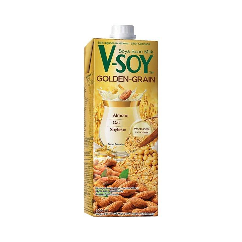 V-Soy Golden Grain Soya Bean Milk - 1000ml - Pinoyhyper