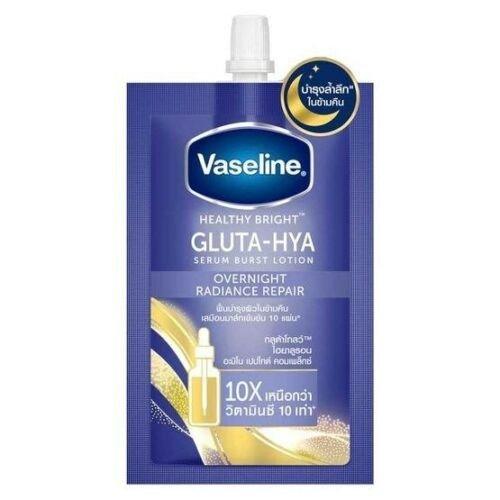 Vaseline Bright Gluta-Hya Serum Burst Lotion Overnight - 30ml - Pinoyhyper