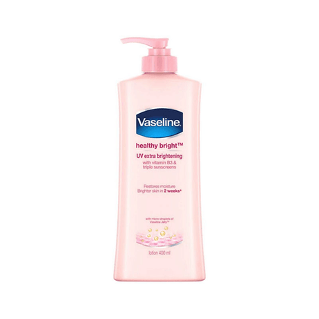 Vaseline Healthy Bright UV Extra Brightening Lotion 400ml - Pinoyhyper