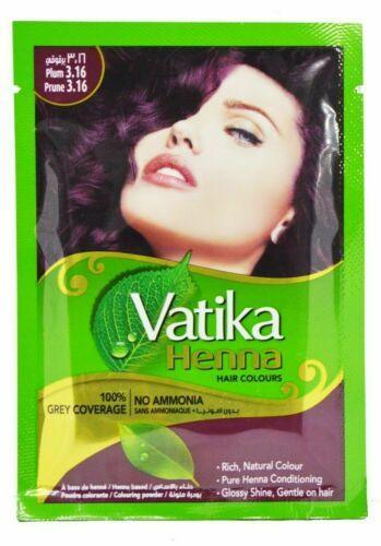 Vatika Henna Hair color 3.16, Plum Prune Value Pack - Pinoyhyper