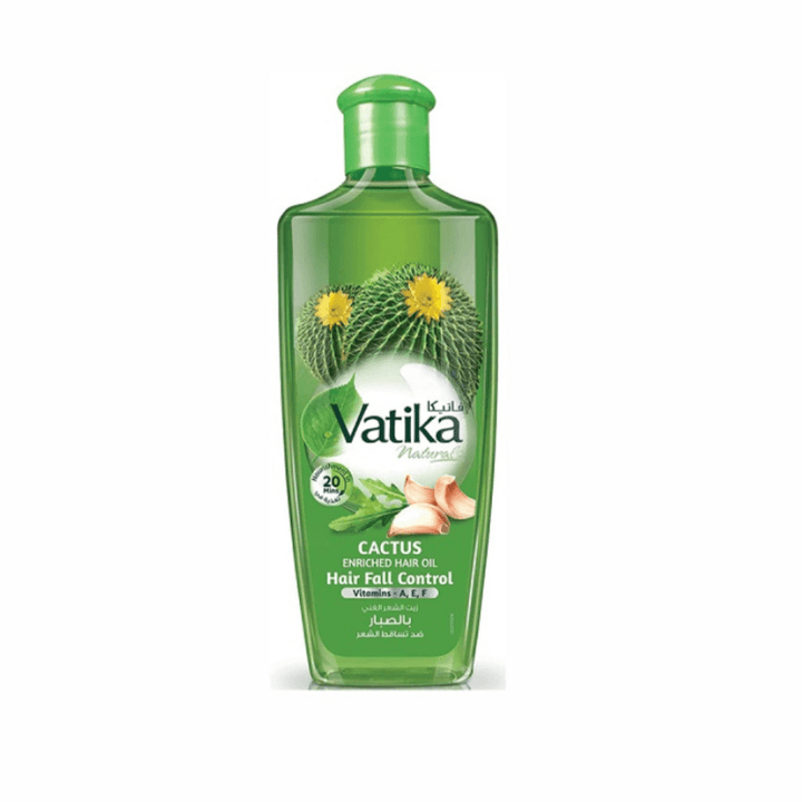 Vatika Naturals Cactus Enriched Hair Oil With Vitamin A, E, F - 300ml - Pinoyhyper