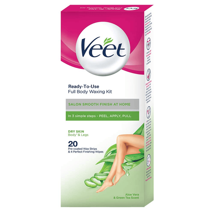 Veet Full Body Waxing Kit Dry Skin (20 strips) - Pinoyhyper