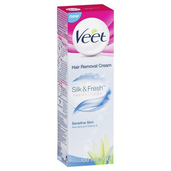 Veet Silk & Fresh Sensitive Skin Hair Removal Cream 100ml - Pinoyhyper