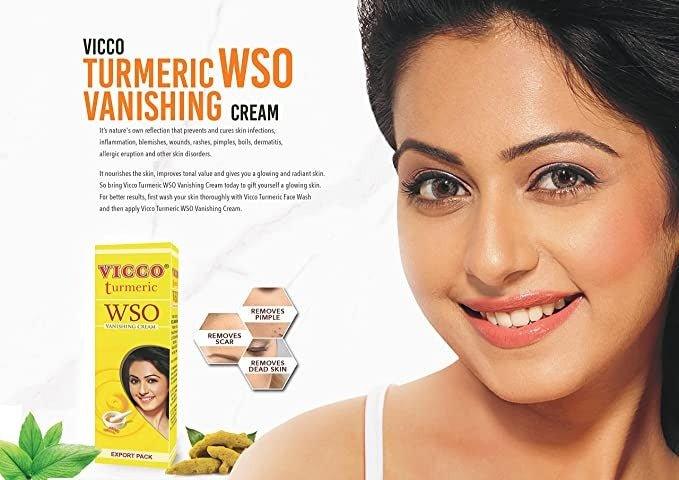 Vicco Turmeric Wso Vanishing Cream - 80G - Pinoyhyper