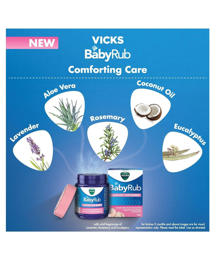 Vicks BabyRub For Babies - 50ml - Pinoyhyper