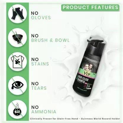 VIP Black Shampoo Hair Color - 180ml - Pinoyhyper