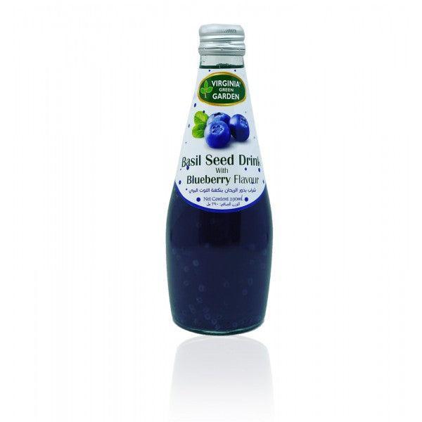 Virginia Garden Basil Seed Drink Blueberry- 290ML - Pinoyhyper