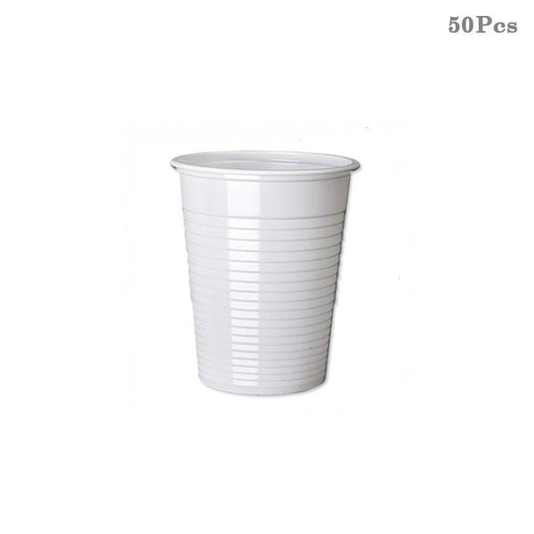 Watania Plastic Drinking Cups 7Oz - 50Pcs - Pinoyhyper