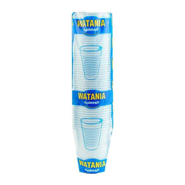 Watania Plastic Drinking Cups 7Oz - 50Pcs - Pinoyhyper