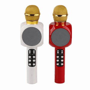 Wireless Bluetooth Microphone Karaoke With LED Light WS-1816 - Pinoyhyper