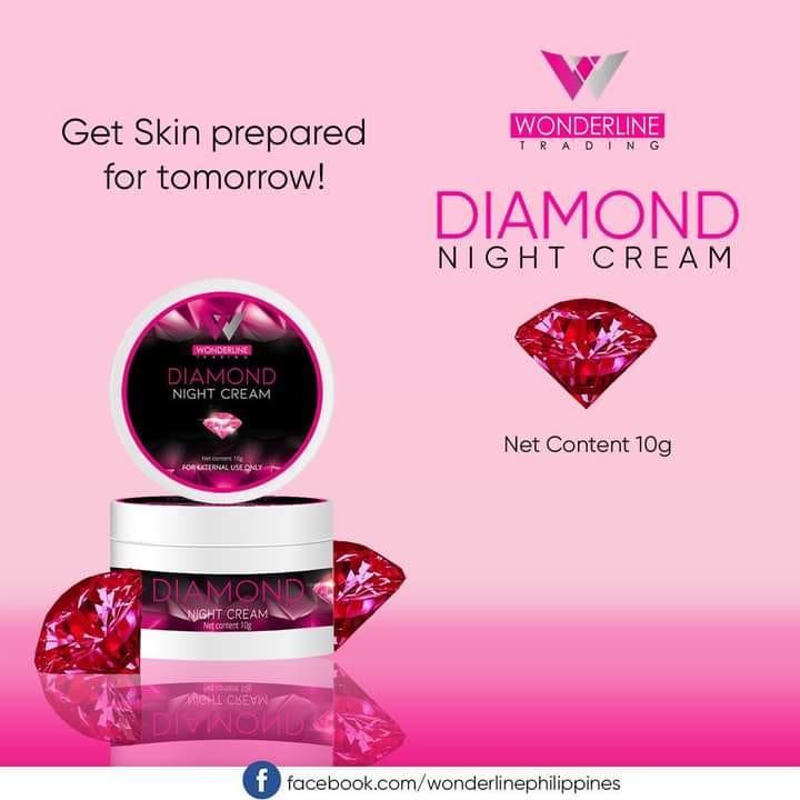 Wonderline Diamond Night Cream - 10g - Pinoyhyper