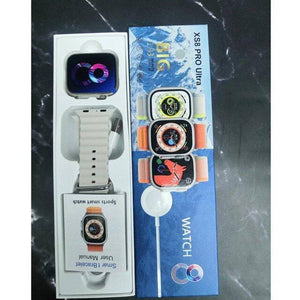 XS8 Pro Ultra Smart watch, Series 8 Big Screen 193 infinite Display - Silver - Pinoyhyper