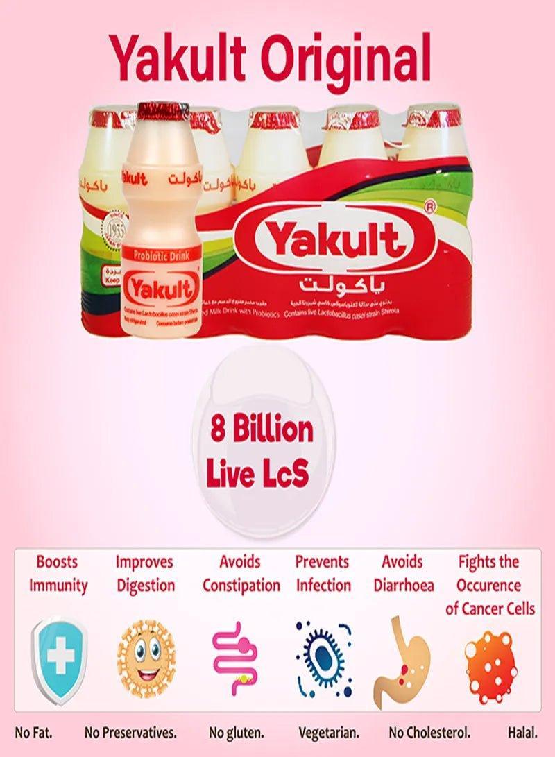 Yakult Probiotic Drink 80ml x Pack of 5 - Pinoyhyper