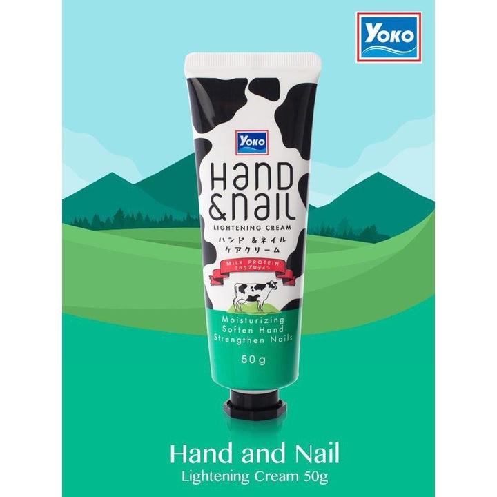 Yoko Hand & Nail Lightening Cream Milk - 50g - Pinoyhyper