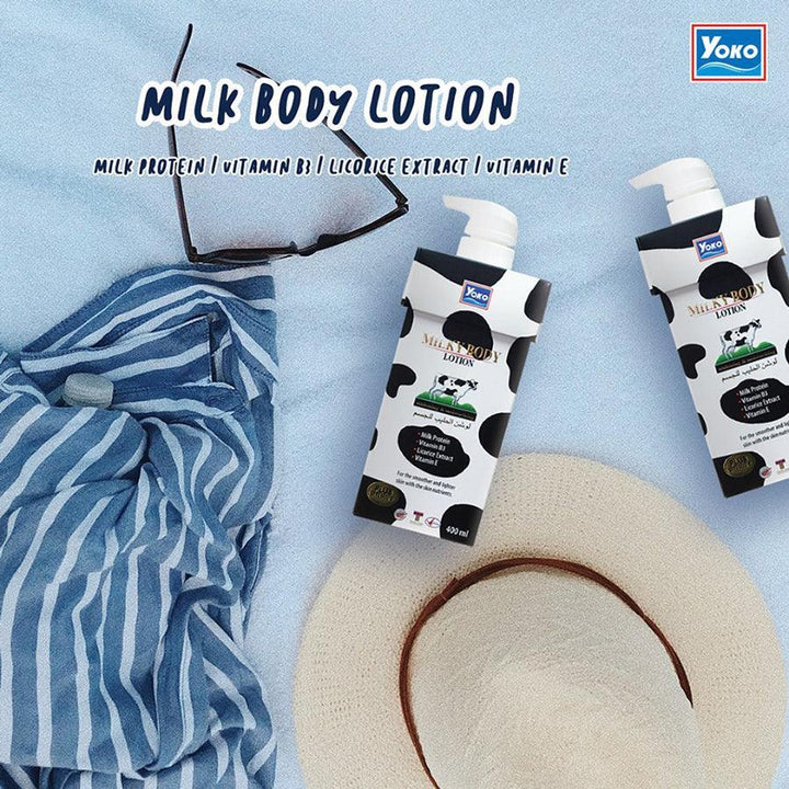 Yoko Milky Body Lotion whitening & moisturizing - 400ml - Pinoyhyper