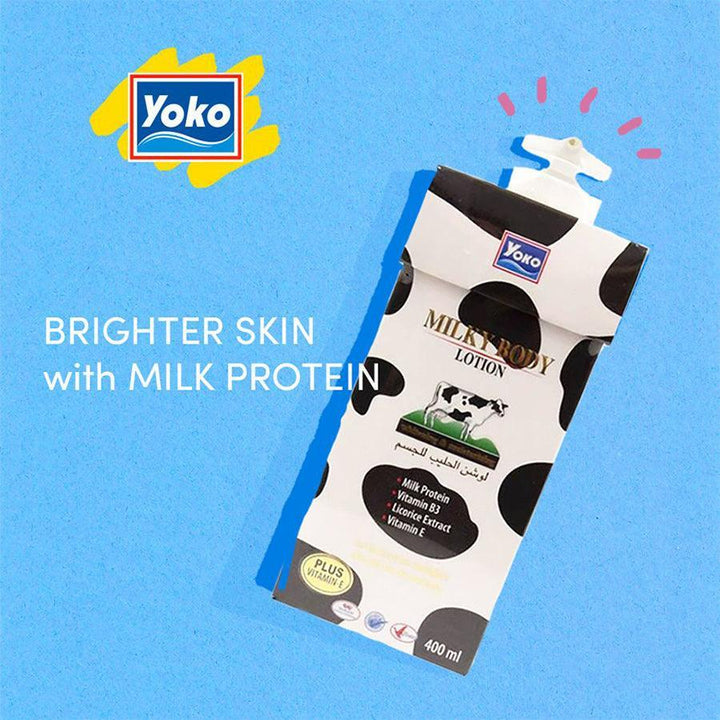 Yoko Milky Body Lotion whitening & moisturizing - 400ml - Pinoyhyper
