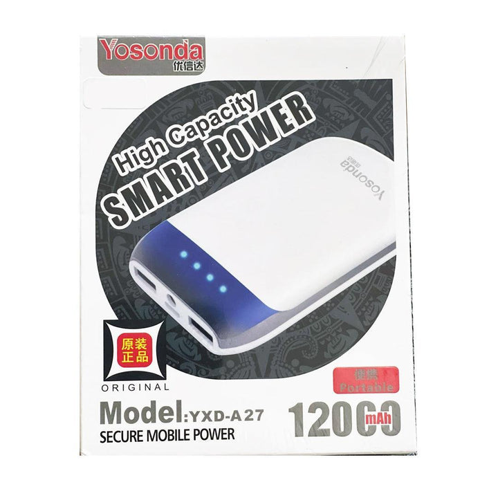 Yosonda Power Bank YXD-A27 12000mAh (Pocket Size) - Pinoyhyper