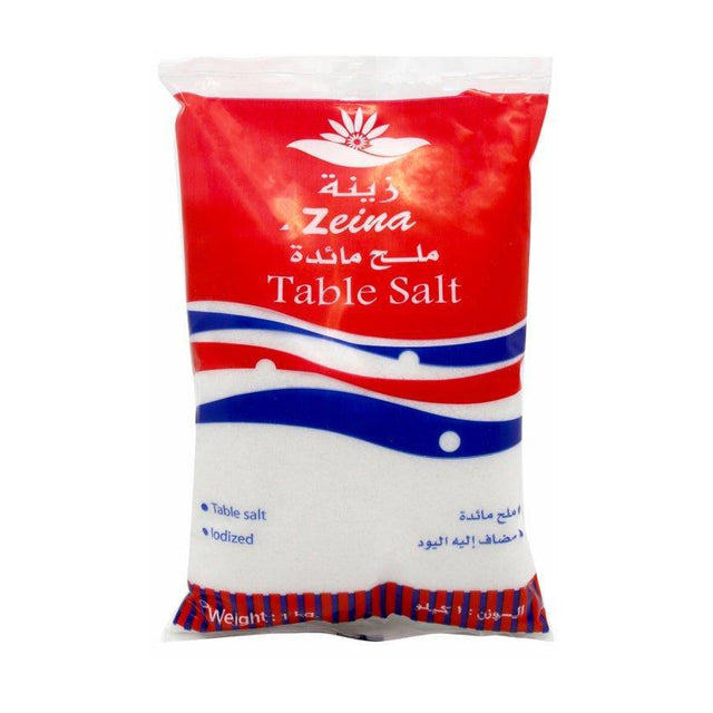 Zeina Iodized Table Salt -1Kg - Pinoyhyper